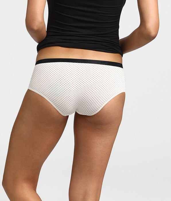 DIM Les Pockets Pacco da 3 boxer in cotone con fiocco nero