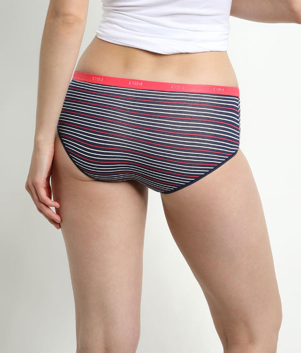 DIM Pacco da 3 boxer Les Pockets in cotone elasticizzato rosa