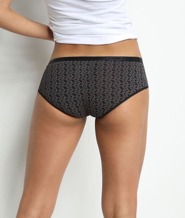 DIM Donna Pacco da 3 boxer neri - Les Pockets Coton
