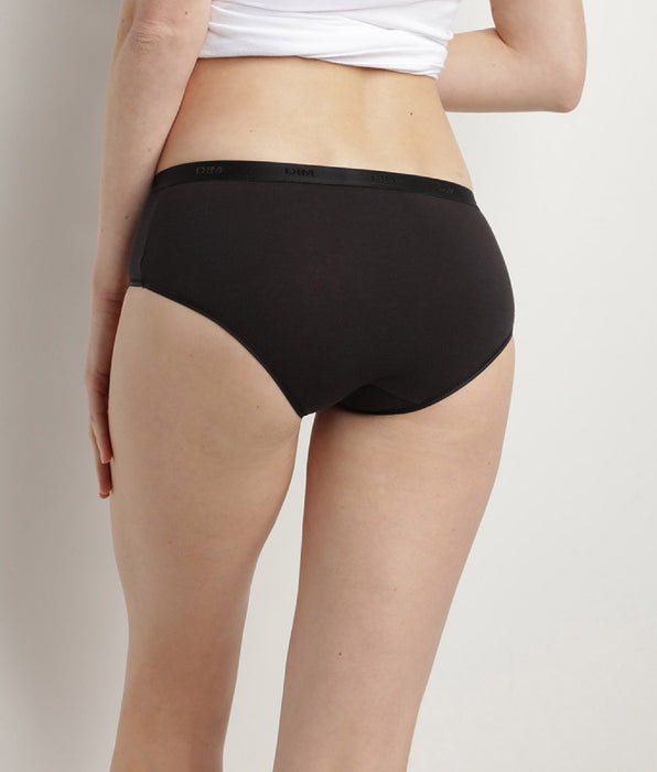 DIM Pacco da 5 boxer donna in cotone elasticizzato Les Pockets Ecodim