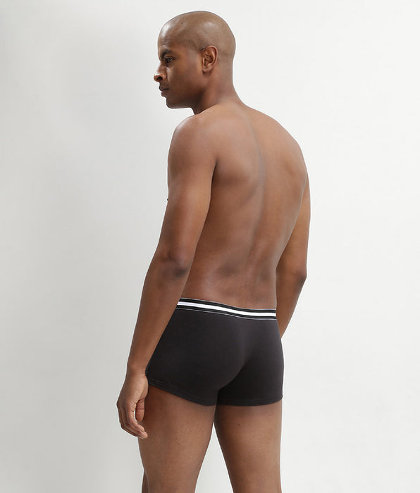 DIM Pacco da 2 boxer neri in cotone elasticizzato EcoDIM