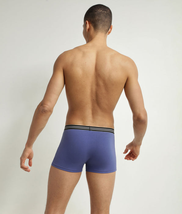 DIM Boxer Uomo Blu Turchino Nero Cotone Stretch Pacco da 2 EcoDim