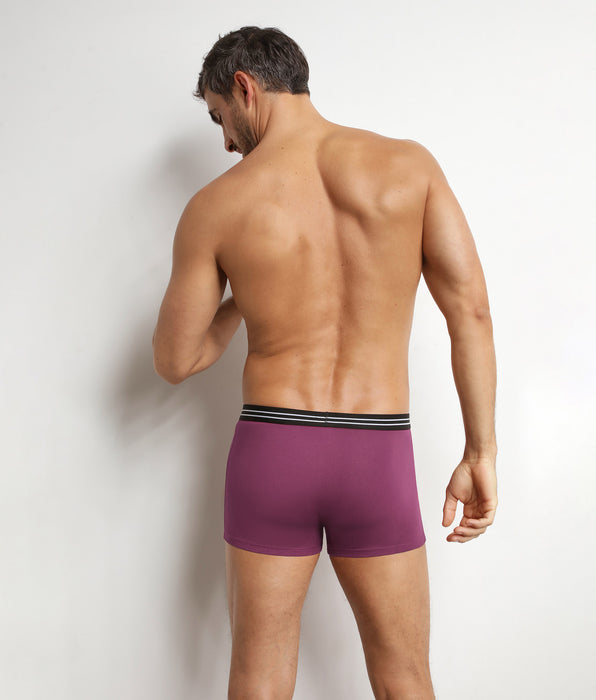 DIM Pacco da 4 boxer da uomo in cotone elasticizzato Fusion EcoDim