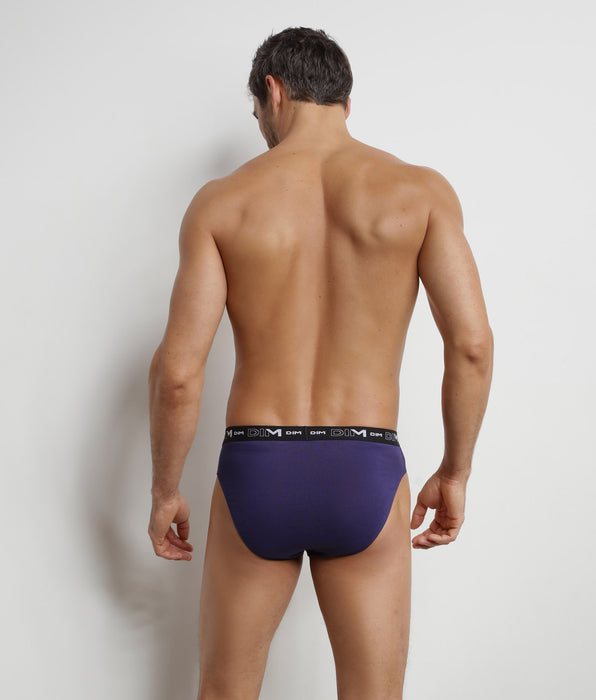 DIM Pacco da 3 slip da uomo Glace Dim Coton Stretch