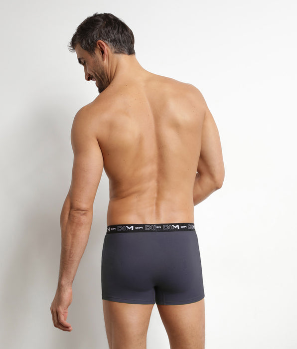 DIM Pacco da 3 boxer da uomo Terrien Dim Coton Stretch