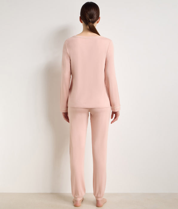DIM Jogger pigiama rosa cipria Soft Blush
