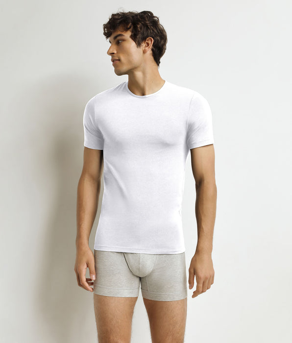 DIM T-shirt uomo a maniche corte Bianco Dim Thermal