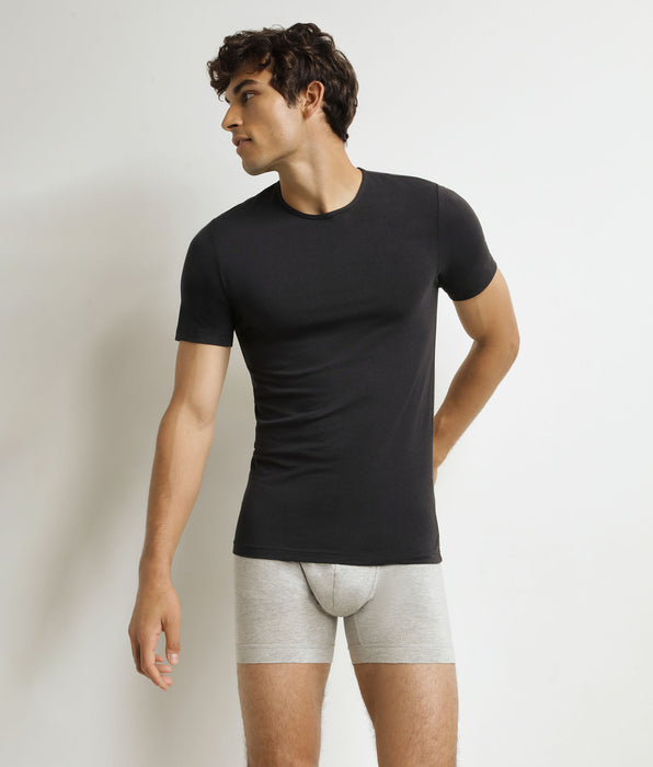 DIM T-shirt a maniche corte Uomo Nero Dim Thermal