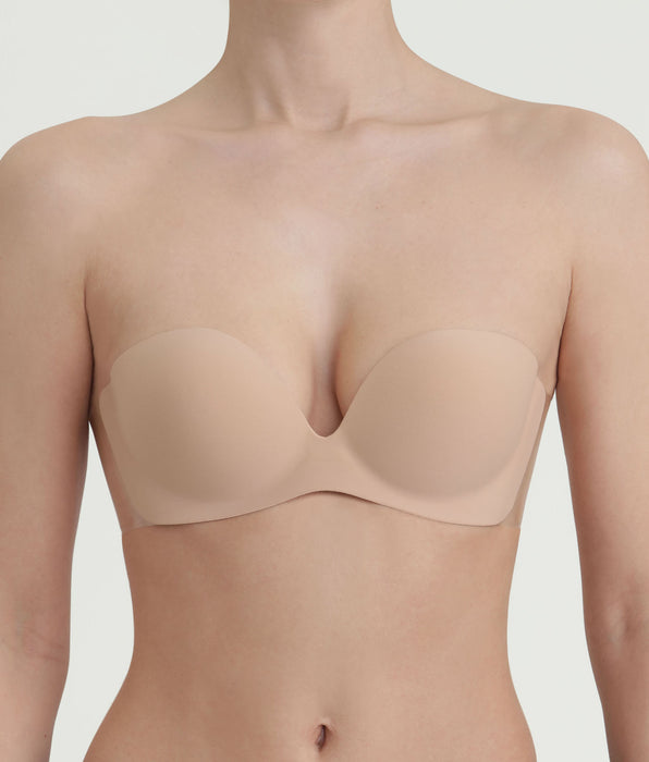 DIM Reggiseno bandeau adesivo senza spalline nude