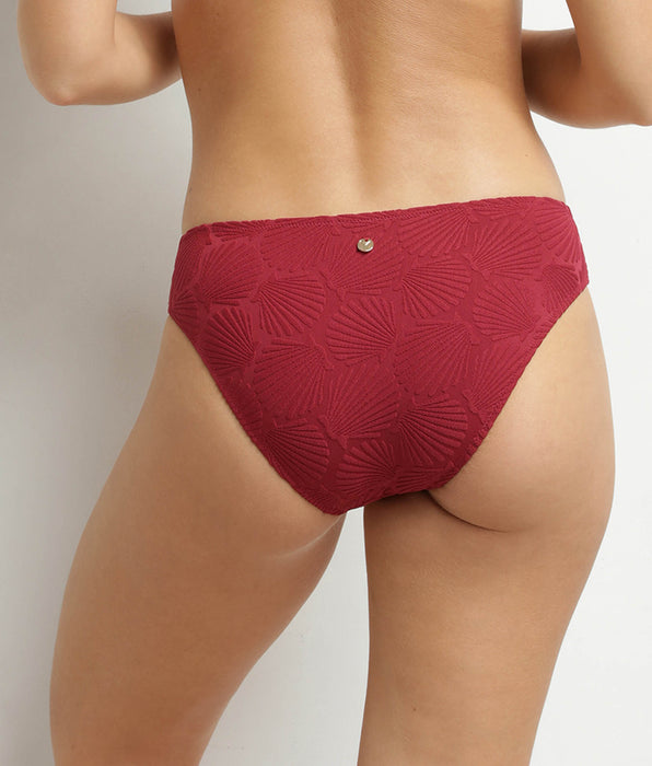 DIM Slip da bagno midi con motivo a conchiglie Dim Swimwear