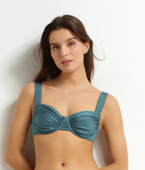DIM Top costume da bagno con ferretto da donna Smeraldo Dim Swimwear