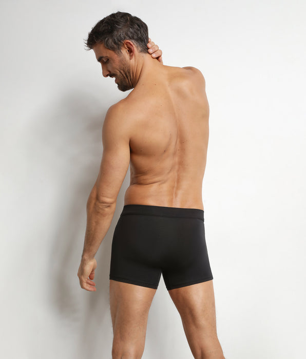 DIM Boxer da uomo in cotone modal Nero Dim Gentleman