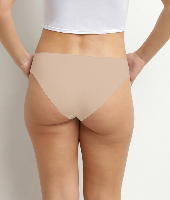 DIM Slip da donna invisibili in microfibra Nude Dim