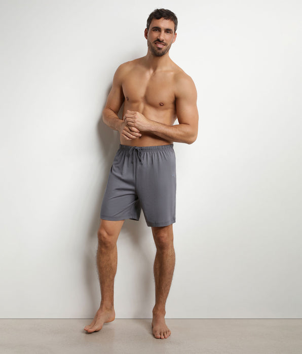 DIM Pantaloncini pigiama da uomo in jersey Grigio scuro Dim Nightwear