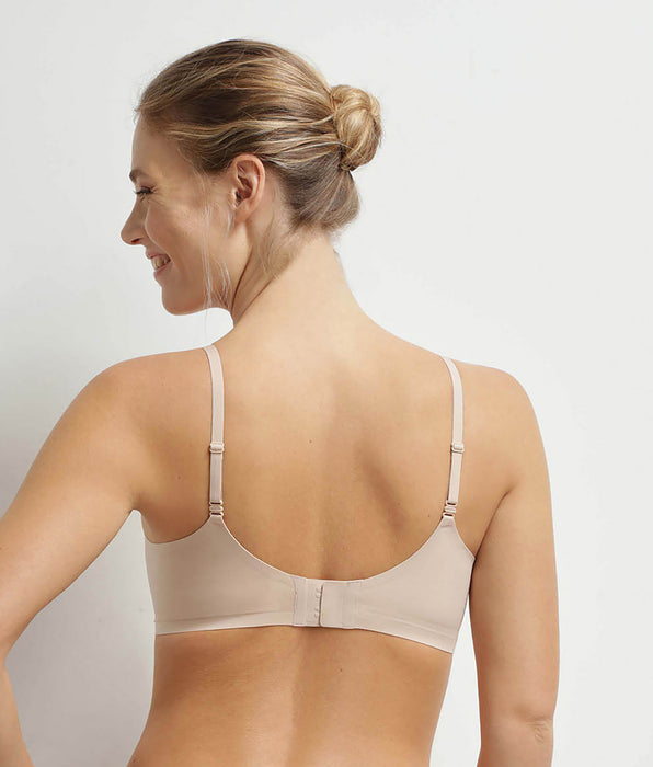 DIM Reggiseno a fascia in microfibra Nude Dim Invisible
