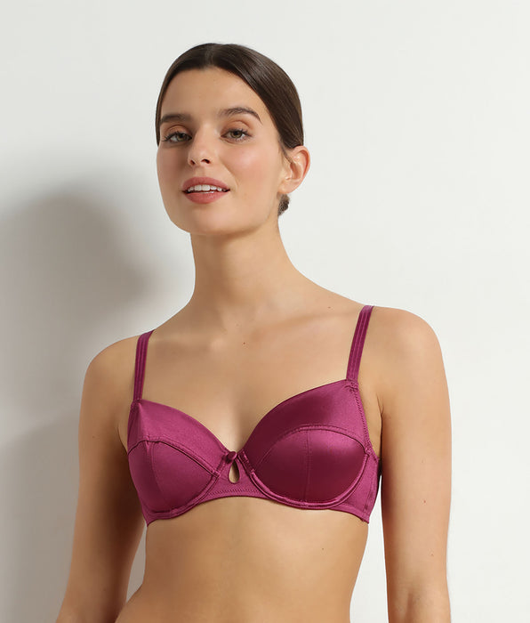 DIM Reggiseno a balconcino con ferretto Fruits des bois Silk Radiance