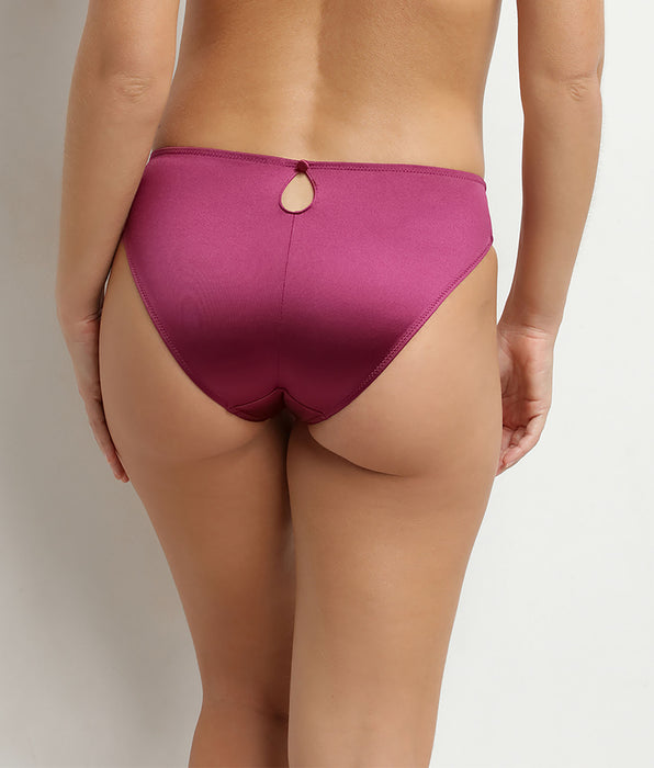 DIM Slip da donna in microfibra satinata Fruits des Bois Silk Radiance