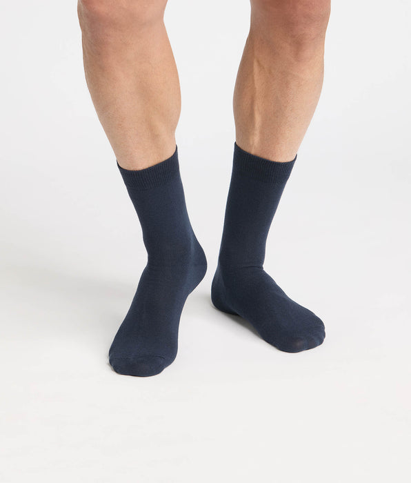 DIM Calze uomo navy blue in cotone Fancy
