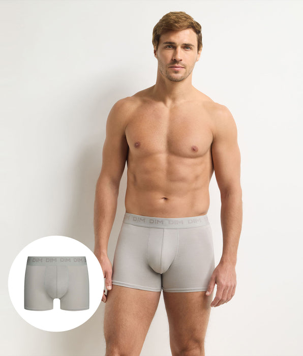 DIM Boxer uomo grigio chiaro Ultra Stretch