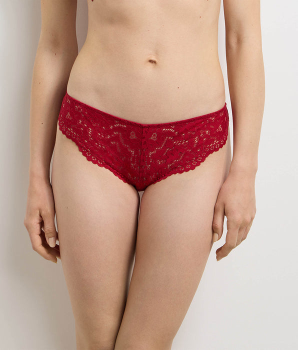 DIM Slip a vita alta rosso Burning Eclat