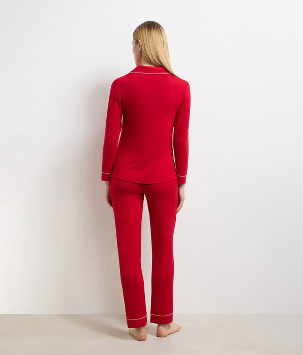 DIM Camicia a maniche lunghe Rossa