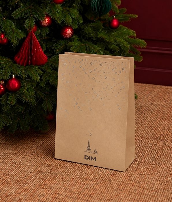DIM Pochette regalo DIM in kraft – Confezione di Natale